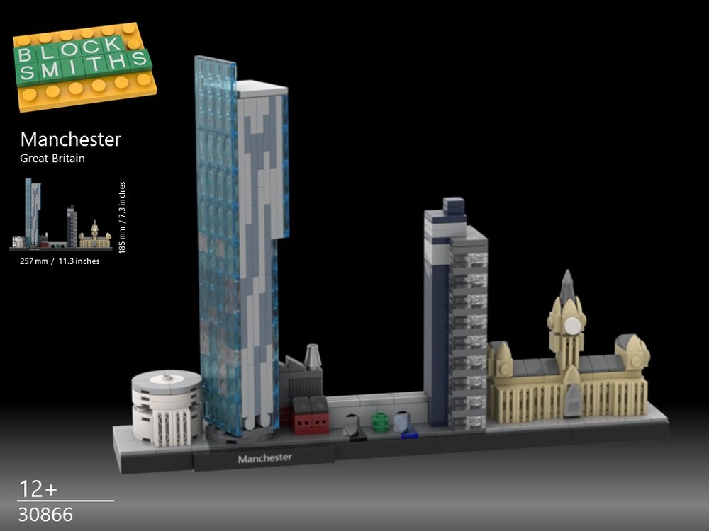 Lego Architecture - Manchester Skyline
