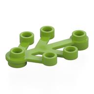 Lego Plant, Leaves 4 x 3 / Lime