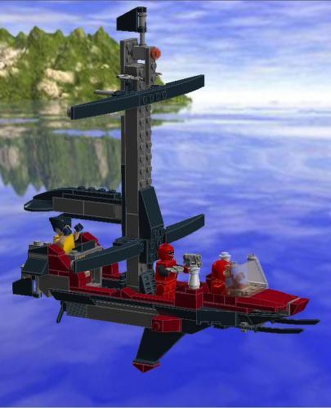 Lego Sailboat with Motor