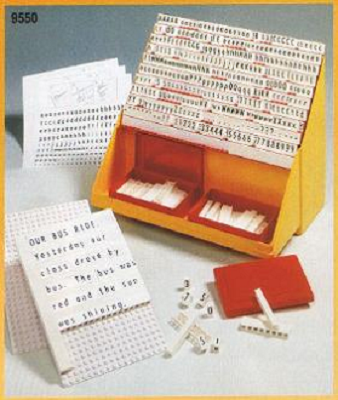 Lego Typesetter's Shop (Composing Set) - French Version
