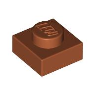 Lego Plate 1 x 1 / Dark Orange