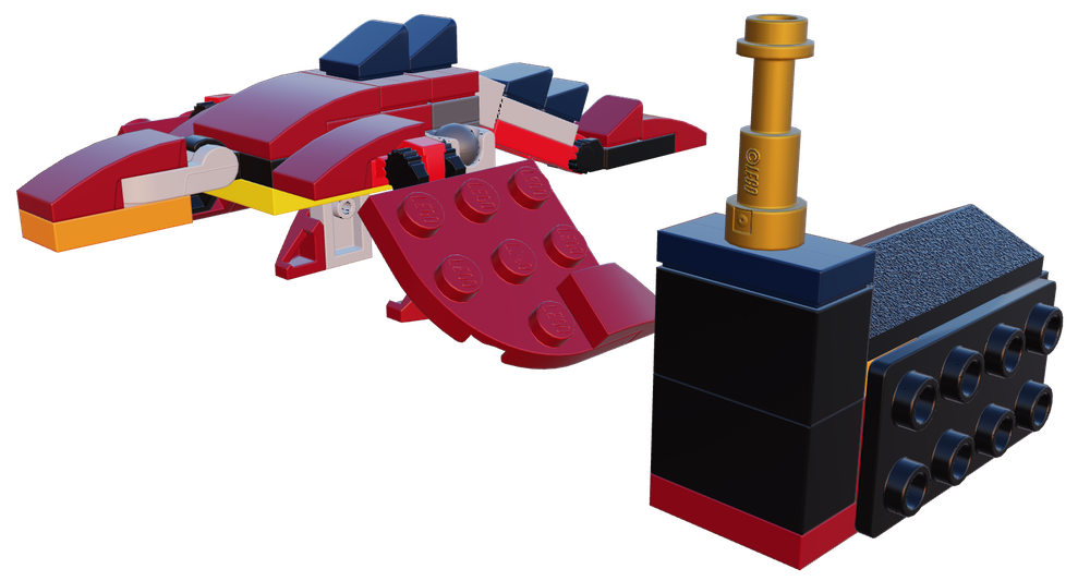 Lego 31102 Dragon with Building