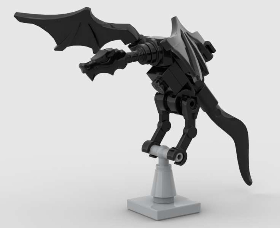 Lego micro black dragon