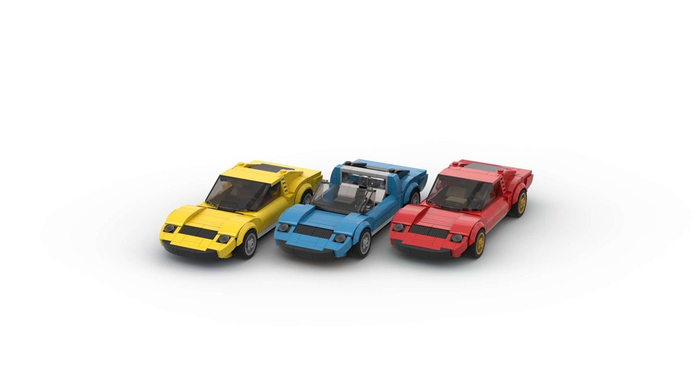 Lego Lamborghini Miura bundle: P400, Miura Roadster, Miura SV