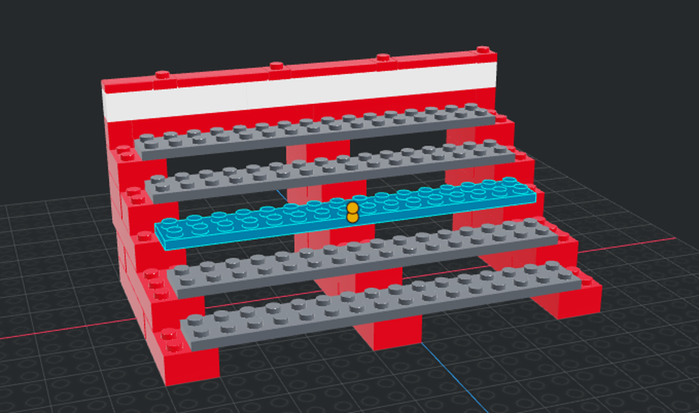 Lego Grandstand display for speed champions minifig
