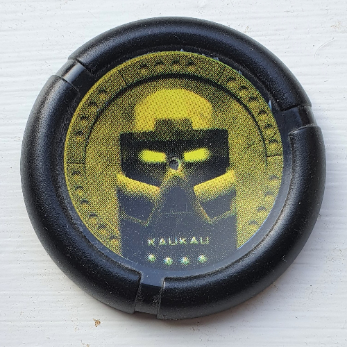 Lego Large Figure Throwing Disk, Bionicle Mask Kaukau Print
