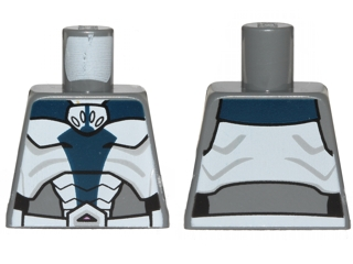 Lego Torso SW Umbaran Soldier Armor Pattern / Dark Bluish Gray