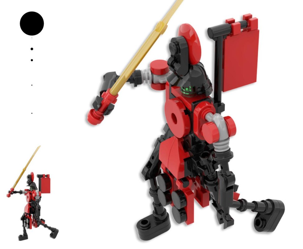 Lego 07 Black and Red Samurai