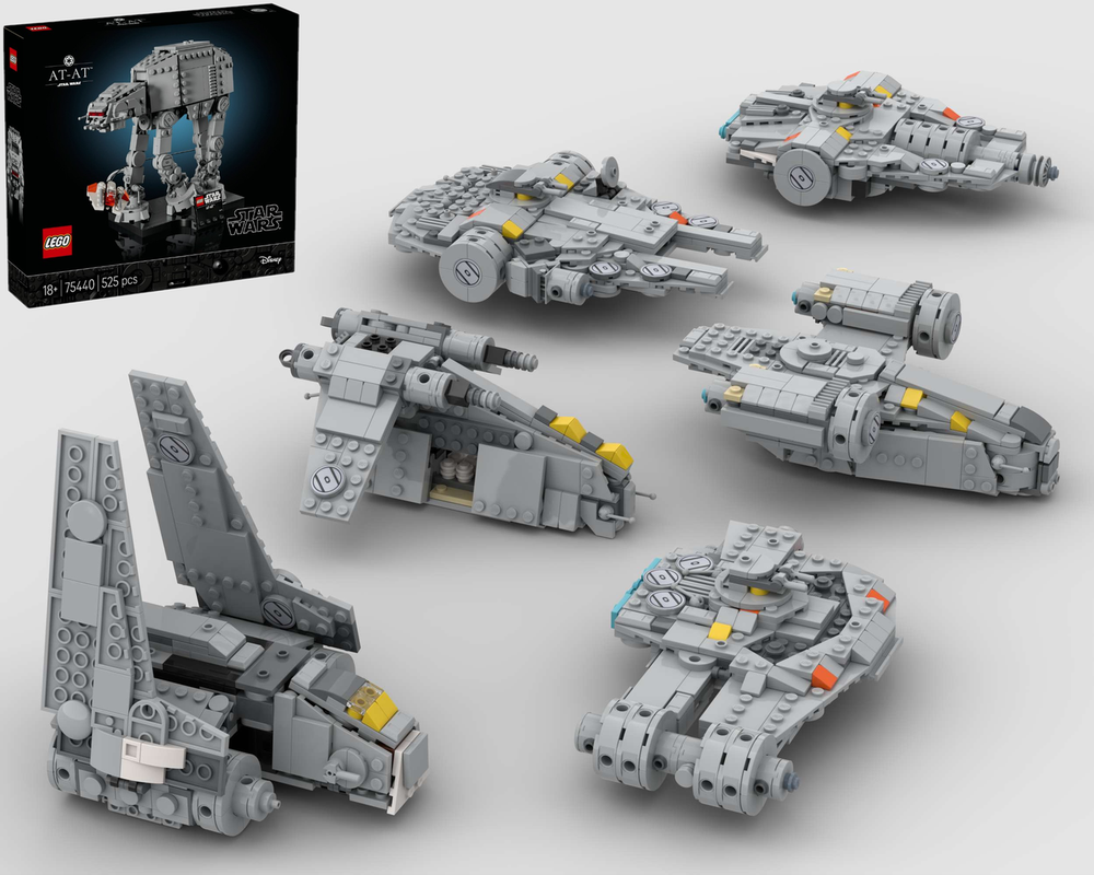 Lego SW 6-in-1 Alternate Builds Bundle - 75440 AT-AT