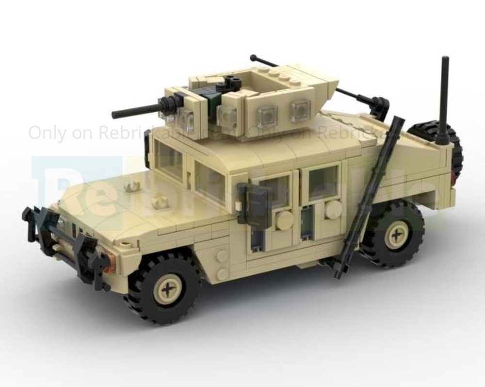 Lego M1151 HMMWV (Humvee) Up-armored armaments carrier (Desert camo)