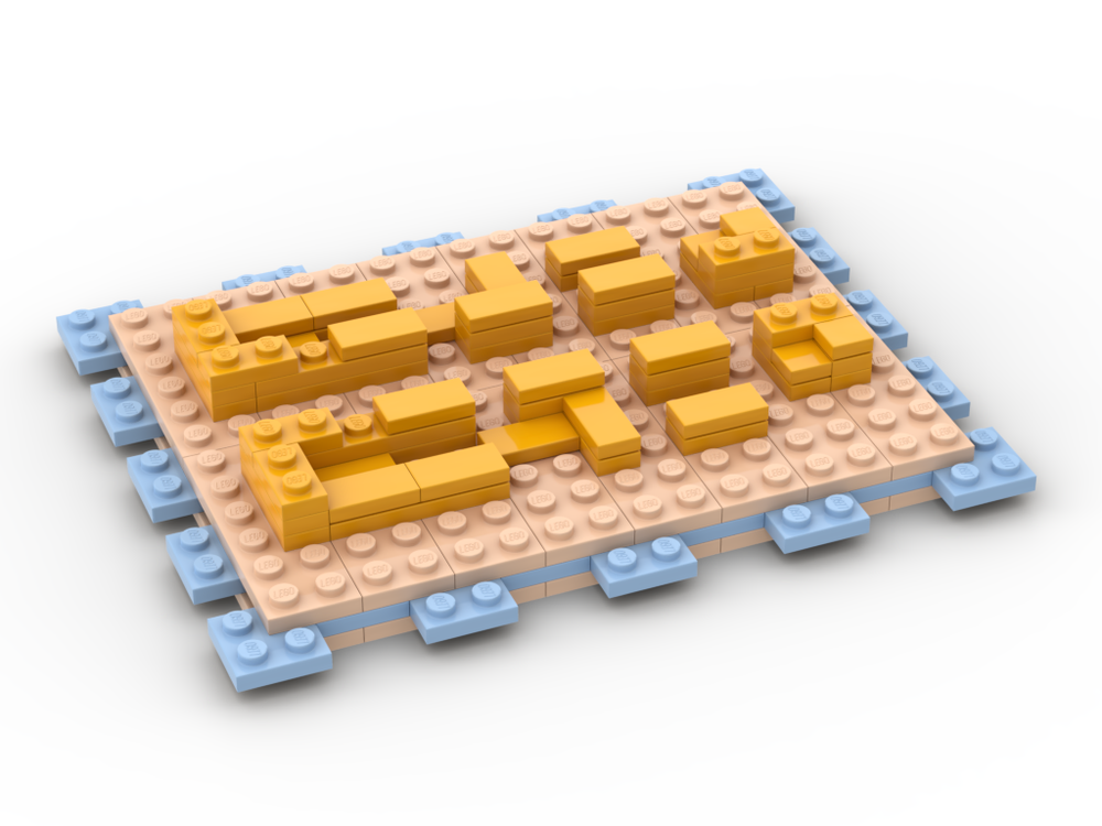 Lego Frame Rack-MOC-62878-Upper Tail