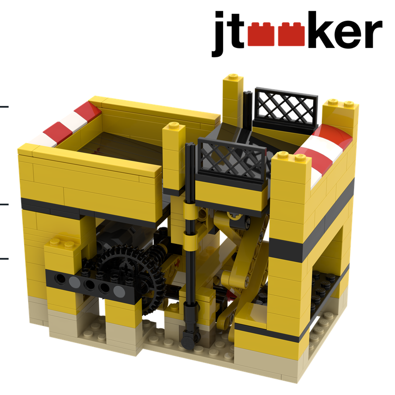 Lego Slow Scissor Stepper GBC Module