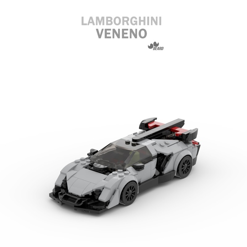 Lego Lamborghini Veneno 8wide speed champions