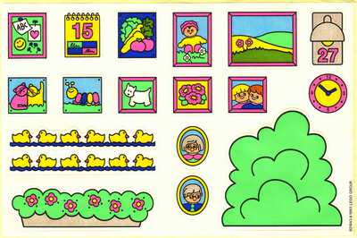 Lego Sticker Sheet for Sets 2792-1, 2794-1, 9168-1, 9169-1
