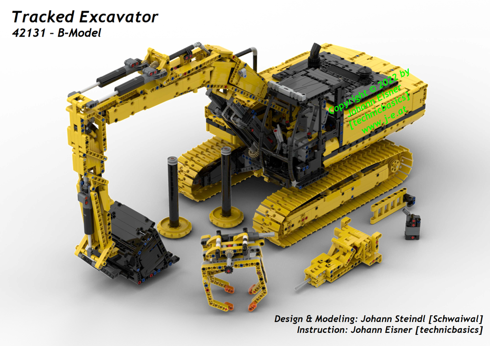 Lego Tracked Excavator