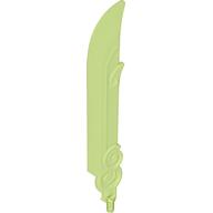Lego Large Figure Weapon Sword with Axle / Trans-Bright Green