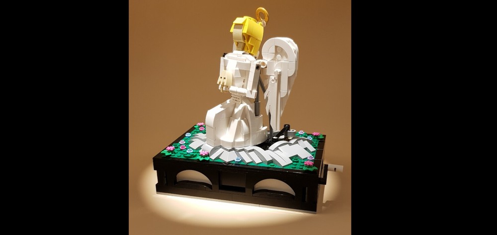Lego "Guardian Angel" kinetic sculpture - music box
