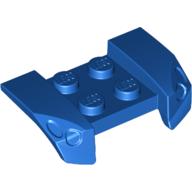 Lego Mudguard 2 x 4 with Molded Headlights / Blue