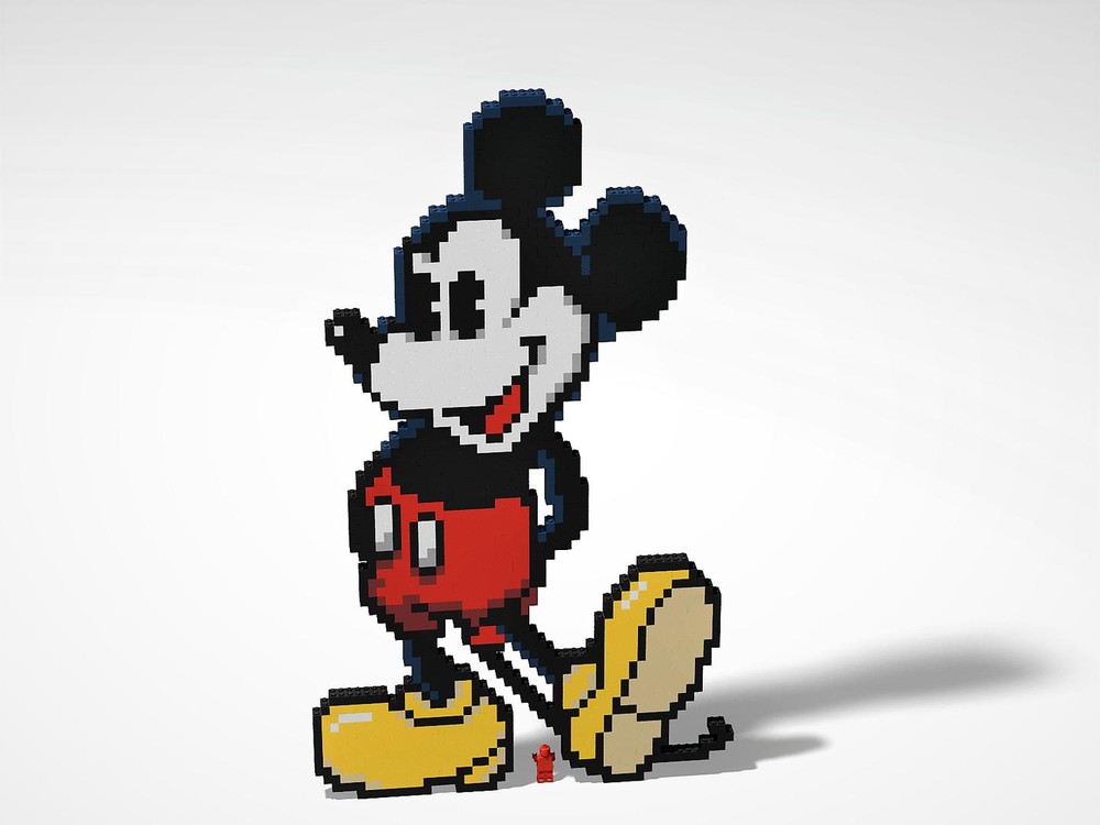 Lego MICKEY MOUSE Pixelart MOC