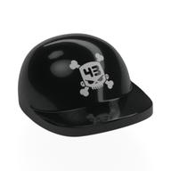 Lego Hat / Cap Short Curved Peak with Silver Skull, '43' print