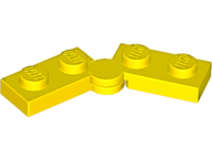 Lego Hinge Plate 1 x 4 Swivel (2429 / 2430) / Yellow