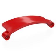 Lego Technic Panel Curved 3 x 9 x 2 Tapered, Left / Red