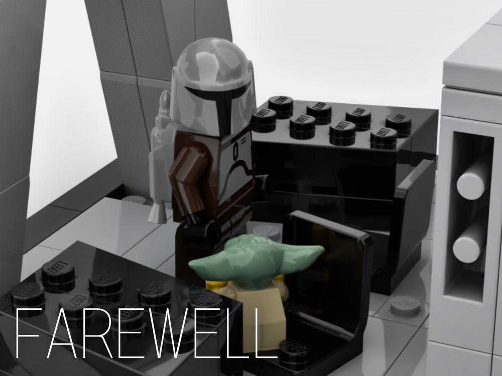 Lego Mandalorian Farewell Diorama