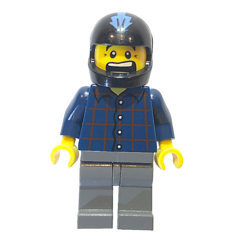 Lego Hot Rod Driver, Plaid Shirt