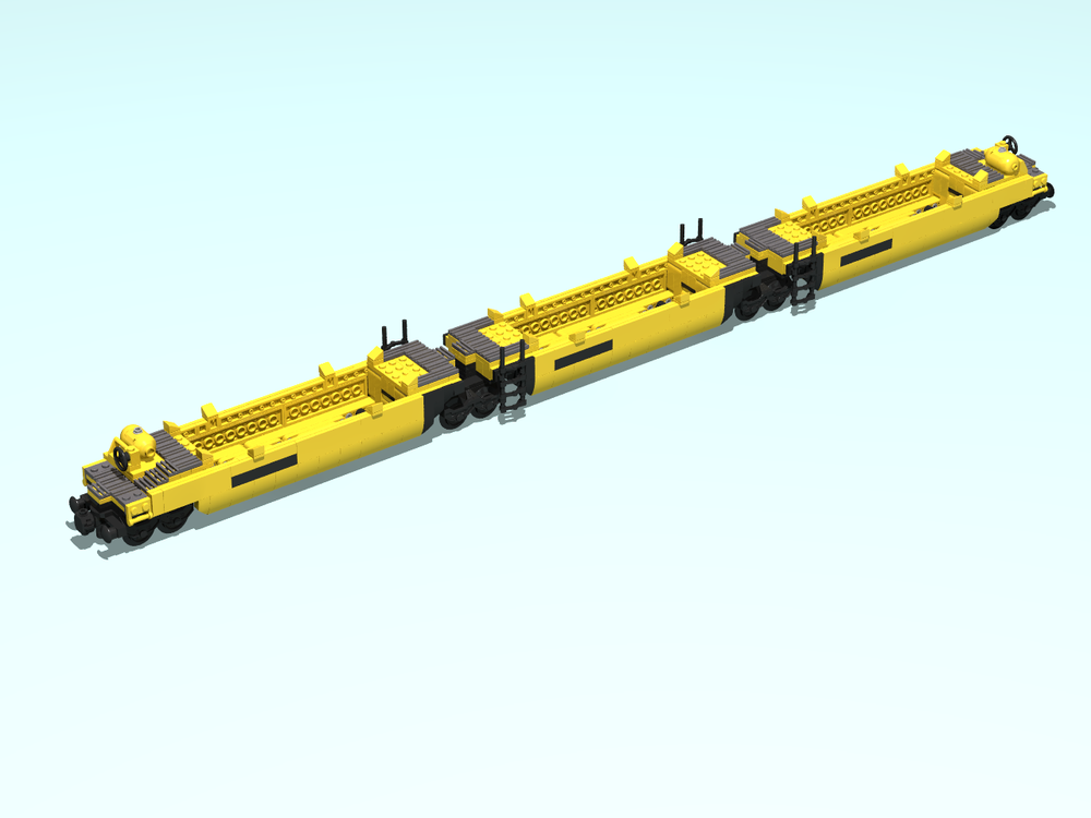 Lego TTX Intermodal Well Car - 20 ft - 3 car set