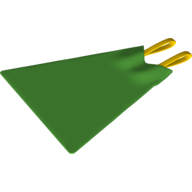 Lego Duplo Cape [El Chupacabra] / Bright Green