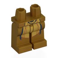 Lego Hips and Pearl Gold Legs with Print