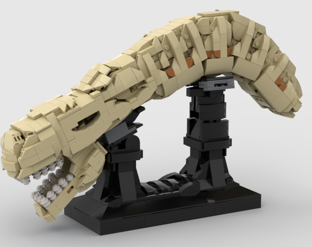 Lego Xenomorph skull display