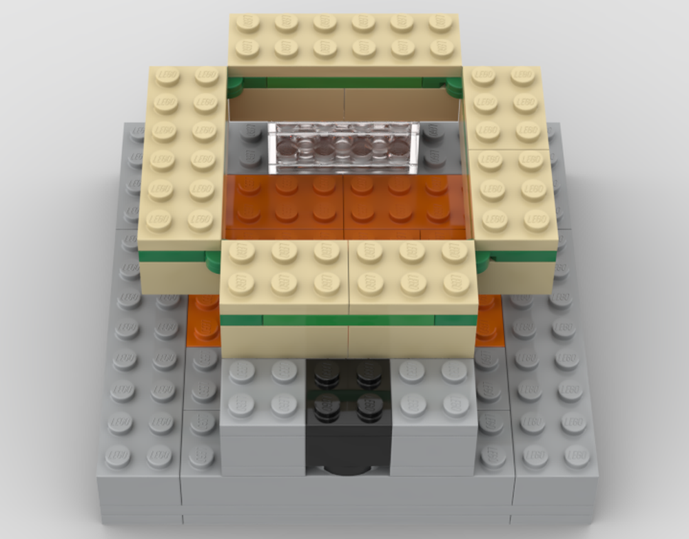 Lego Block-accurate End portle