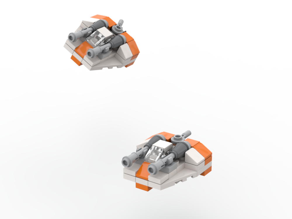 Lego Snowspeeder in 1:100th Scale