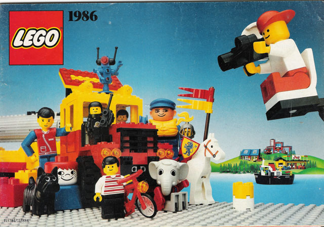 Lego 1986 Medium Spanish / Portuguese / Greek (IB (E-P-Gr) 115784/115884)