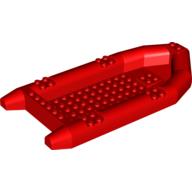 Lego Boat / Rubber Raft / Dinghy, Large 22 x 10 x 3 / Red