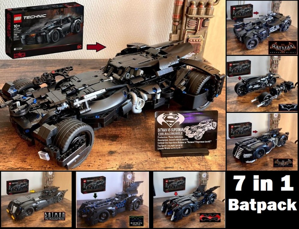 Lego 42127 Ultimate Batmobile 7 in 1 Batpack!