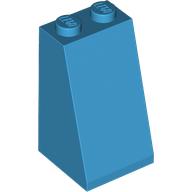 Lego Brick Sloped 75° 2 x 2 x 3 [Solid Studs] / Dark Azure