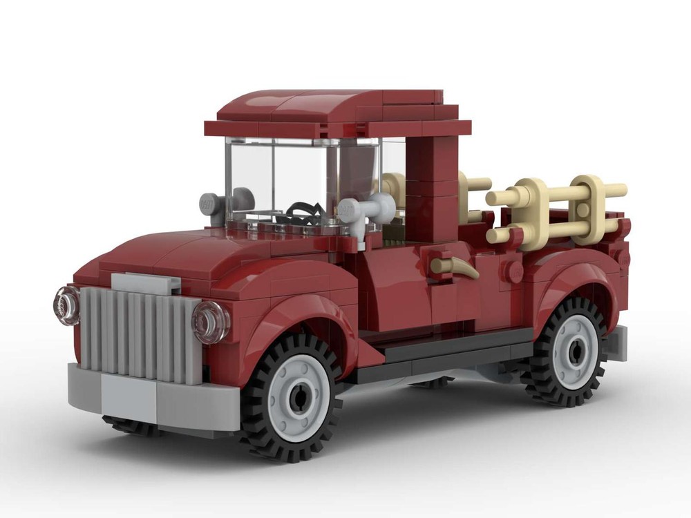 Lego Pickup Truck Minifigure Scale // inspired