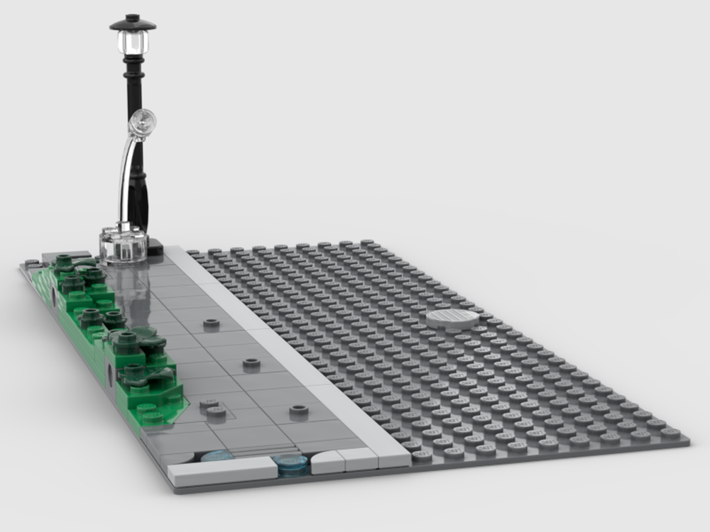 Lego Add-On: Endcap for 76294 X-Men: The X-Mansion v2