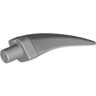Lego Animal Body Part, Barb / Claw / Tooth / Talon / Horn, Medium / Light Bluish Gray