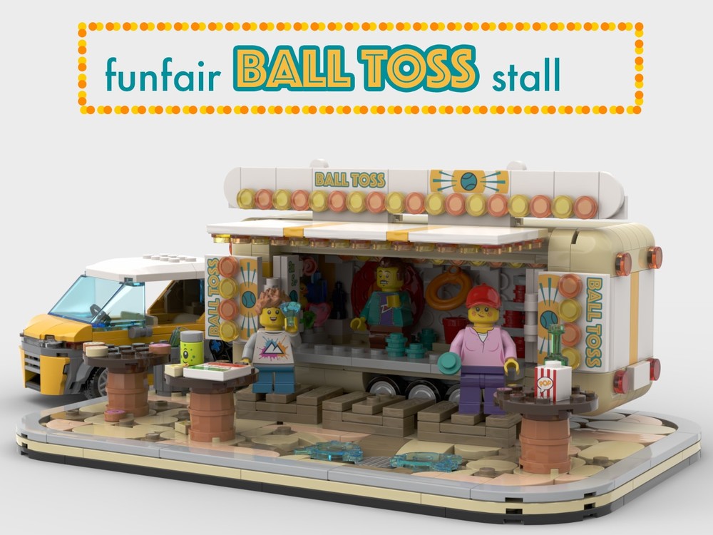 Lego Funfair BallToss Stall