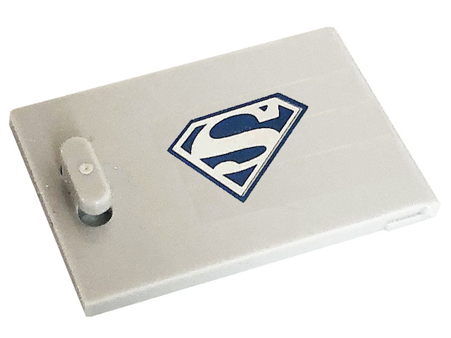 Lego Container, Cupboard 2 x 3 x 2 Door with Superman / Supergirl Logo Pattern (Sticker) - Set 41232