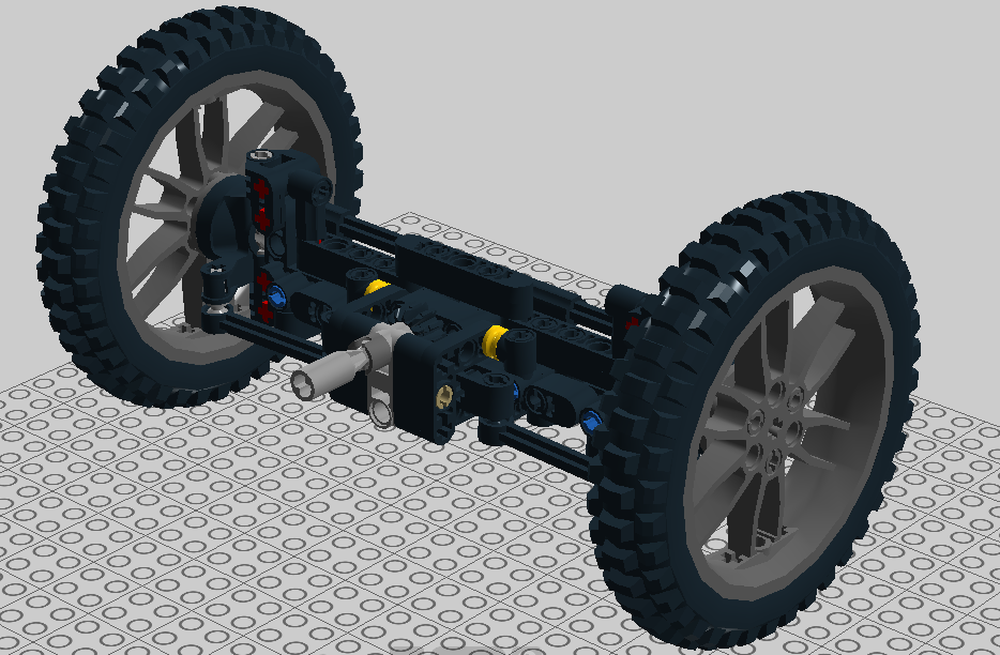 Lego T ford style front axle