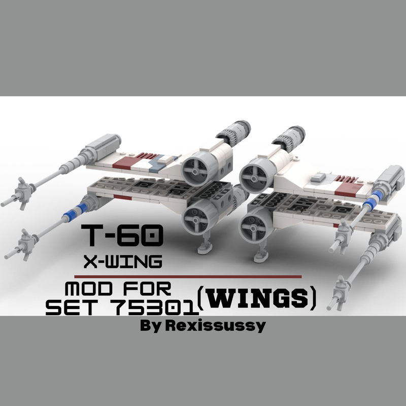 Lego Wings for X Wing (set 75301)
