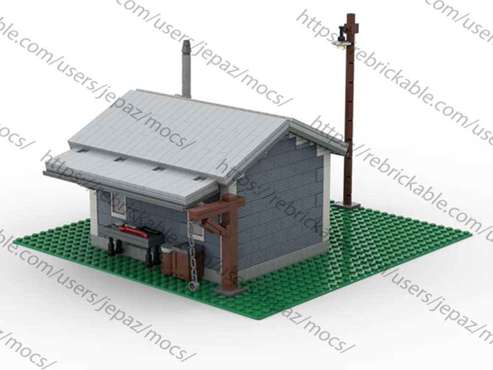 Lego Pulp Mill Repair Shed PM8