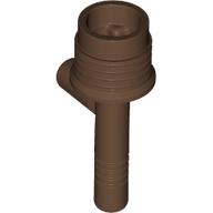Lego Weapon Gun / Torch (Space) [with Grooves] / Brown