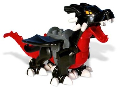 Lego Duplo Dragon Large with Red Underside