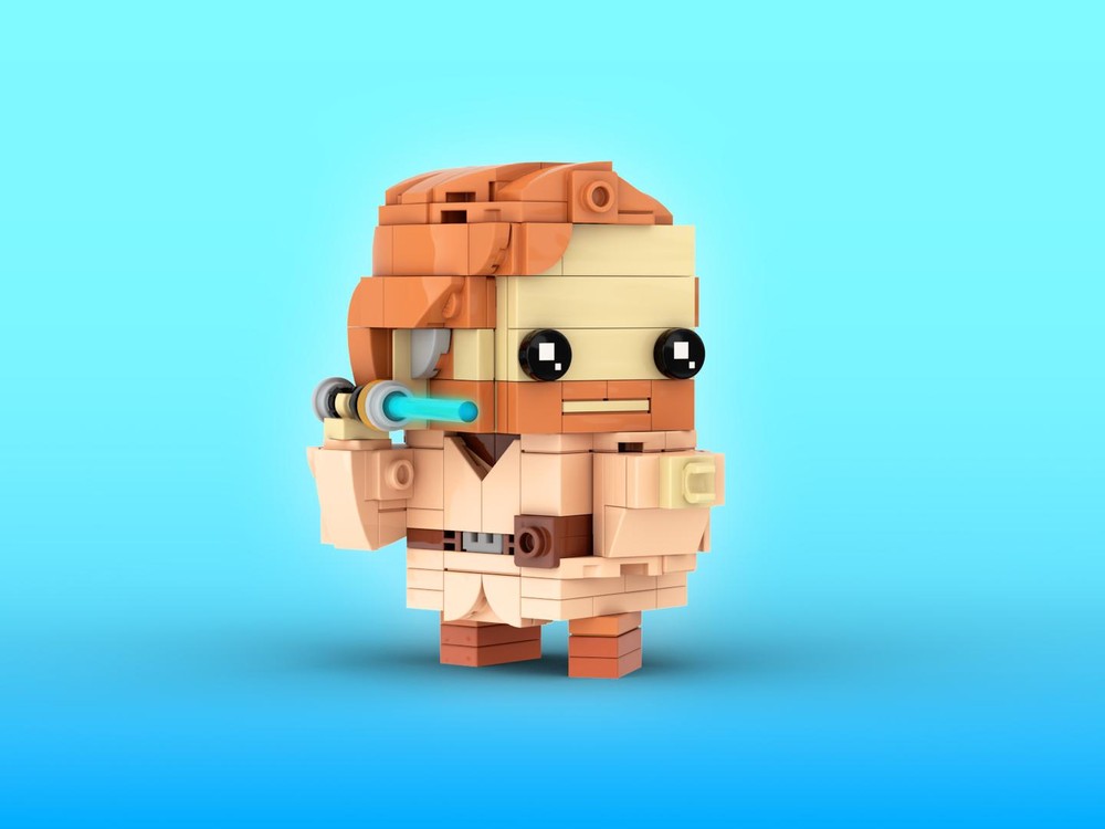 Lego Obi Wan Kenobi Brickheadz LEGO MOC - Revenge of the Sith
