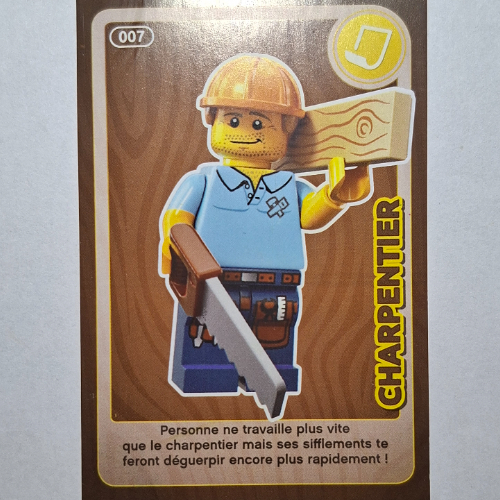 Lego Trading Card for Set TRADINGCARD-12, #007 Print